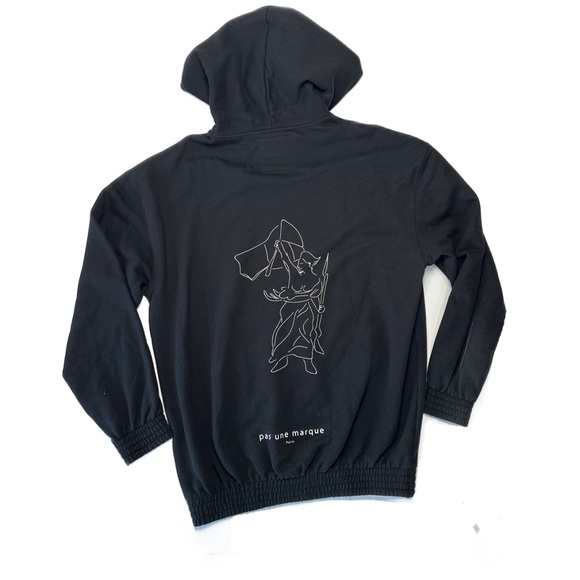 Pas Une Marque Liberté, Egalite, Fraternite Oversized Hoodie - Picture 1 of 3